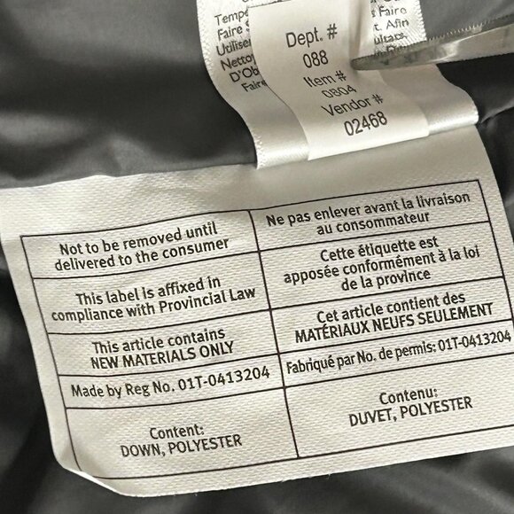 Eddie Bauer Vest Mens Large Blue Gray Down Puffer Quilted Insulated Zip Pockets - Picture 12 of 16